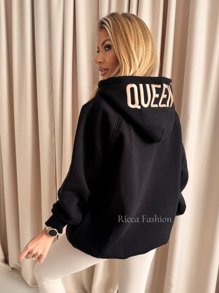 Bluza dresowa I'M QUEEN, black
