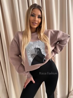 Bluza dresowa AESTHETIC, fango