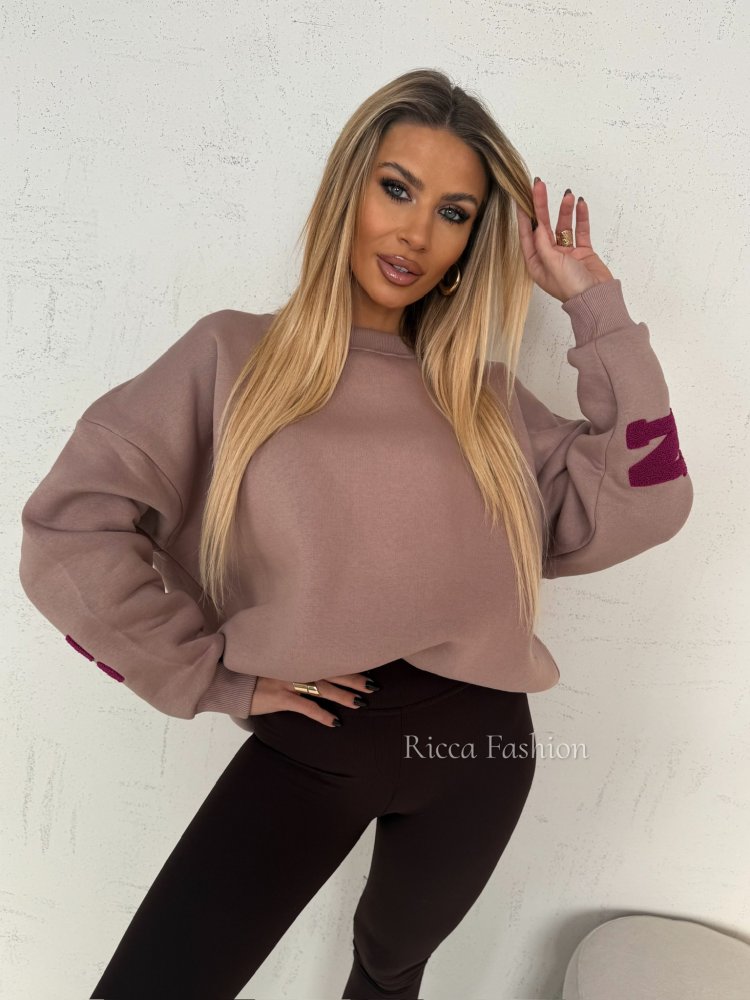 Bluza dresowa YORKY, fango