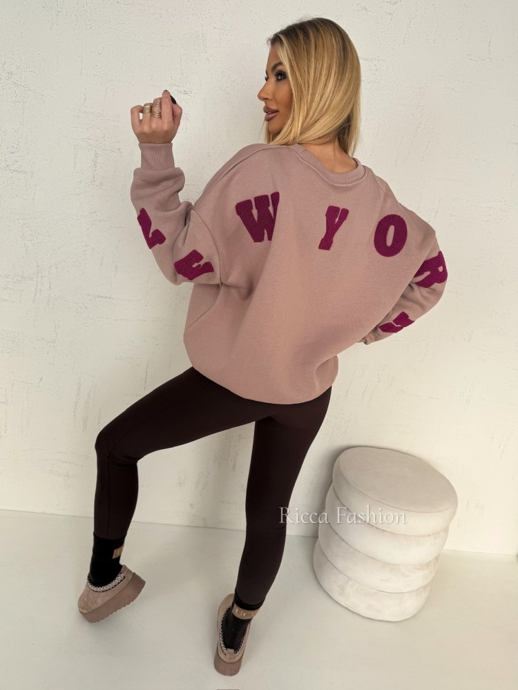 Bluza dresowa YORKY, fango