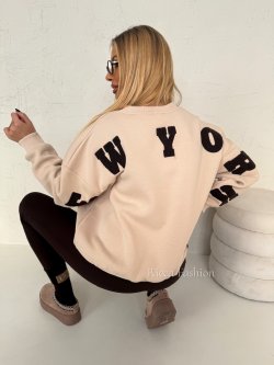 Bluza dresowa YORKY, beige