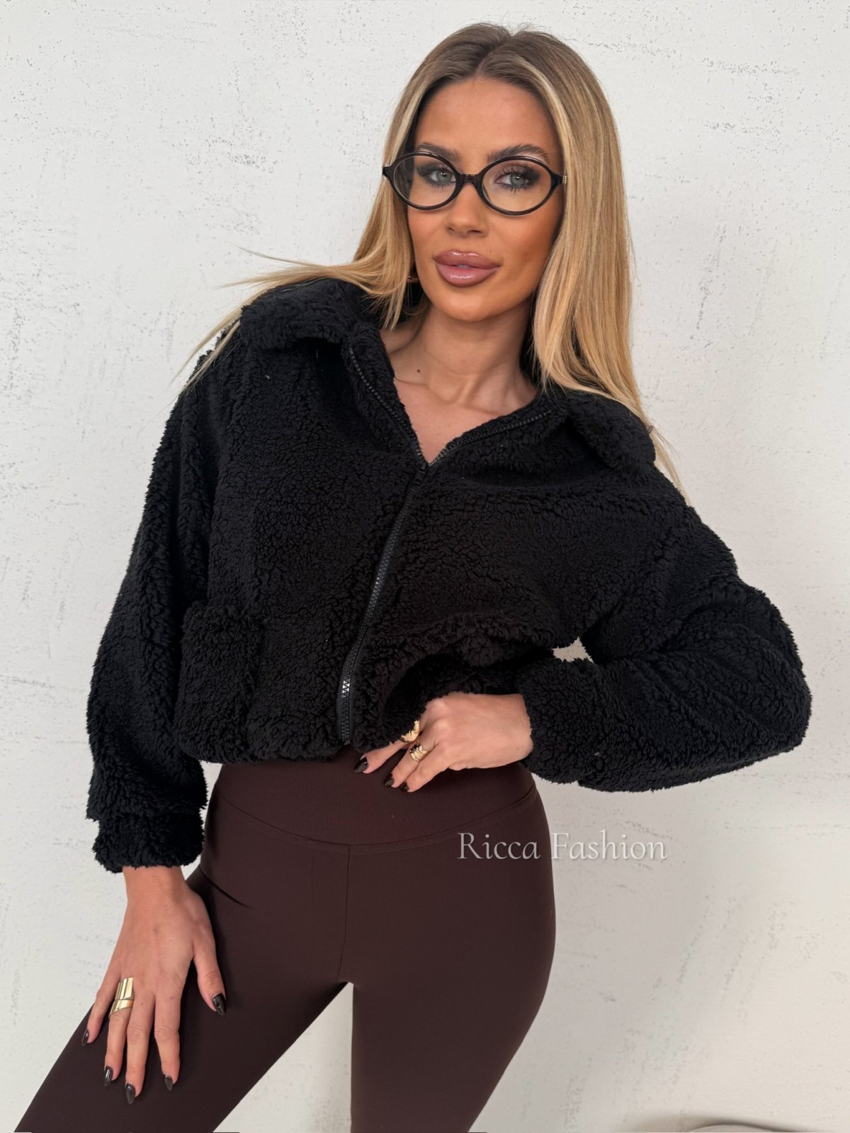 Kurtka/baranek BELLINI by Ricca, black