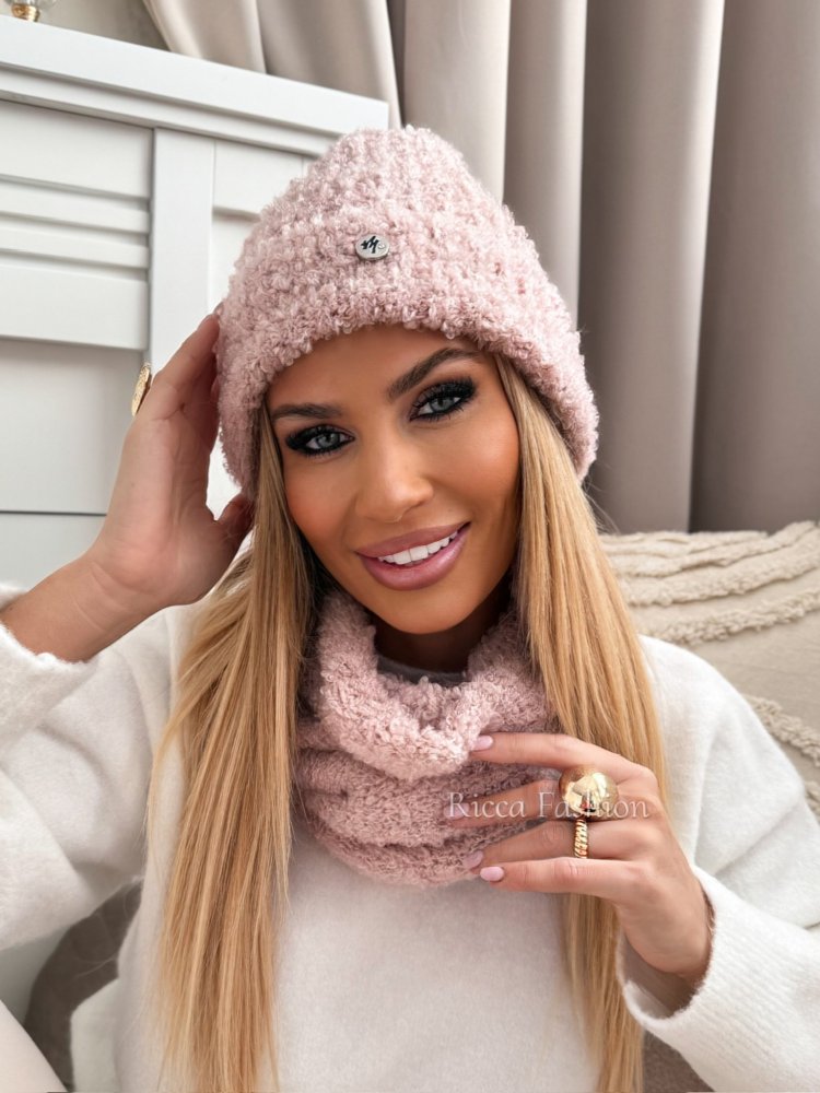 Komplet czapka+komin z...