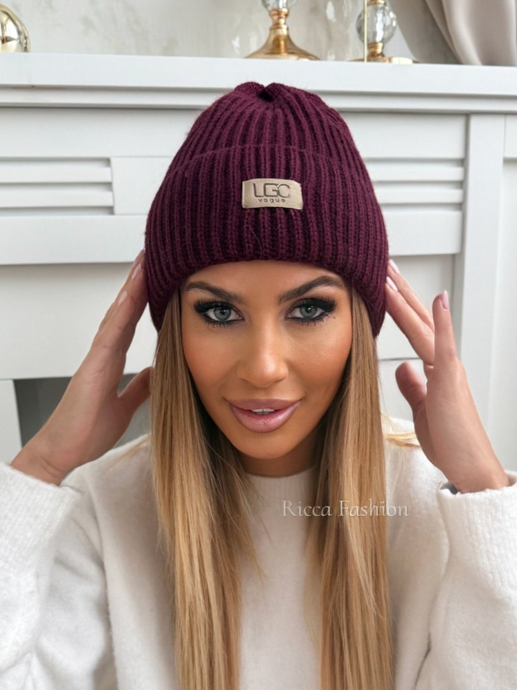 Czapka SNUGG, burgund