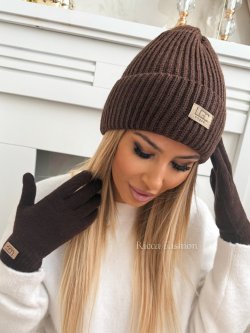 Czapka SNUGG, milk chocolate