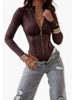 Body KARLA, chocolate