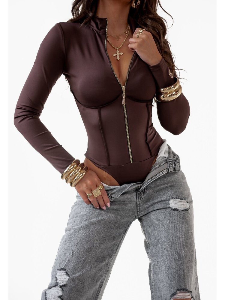 Body KARLA, chocolate