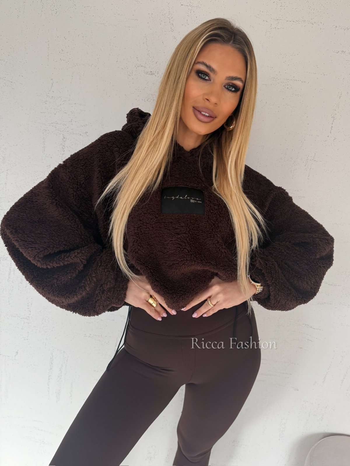 Bluza/baranek SHEARA, chocolate