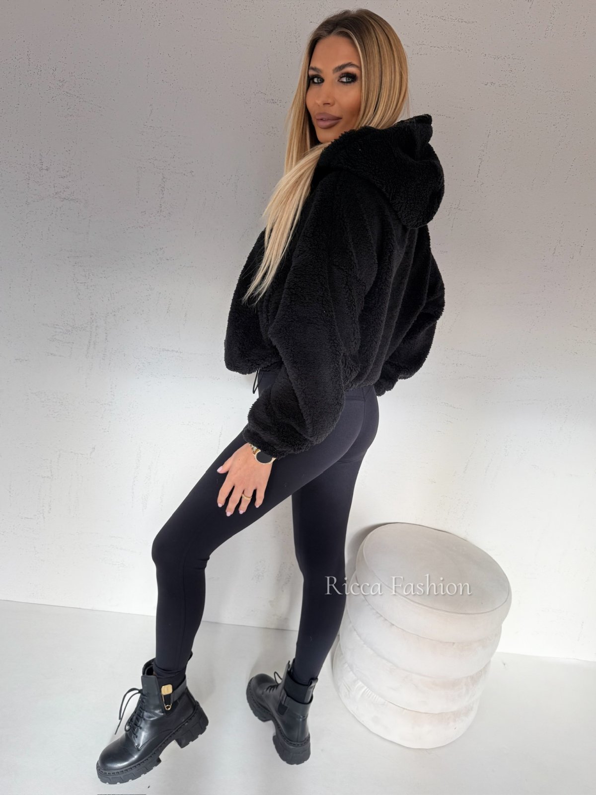 Bluza/baranek SHEARA, black