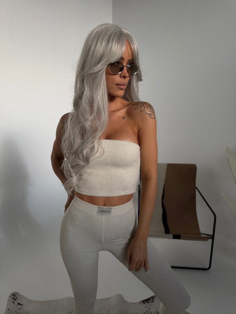 Komplet prążkowany...