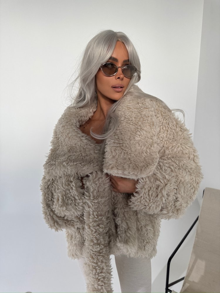 Kurtka/futro DRAMATIC, beż