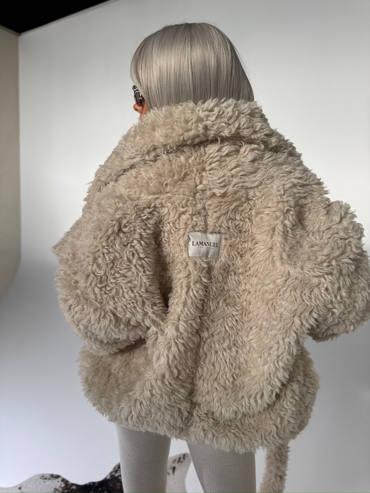 Kurtka/futro DRAMATIC, beż