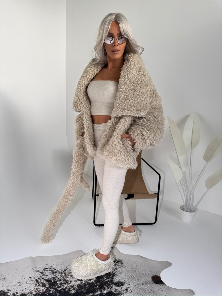 Kurtka/futro DRAMATIC, beż