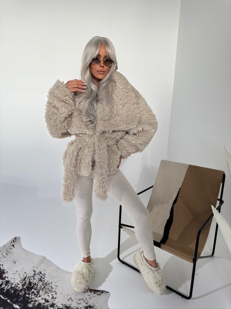 Kurtka/futro DRAMATIC, beż