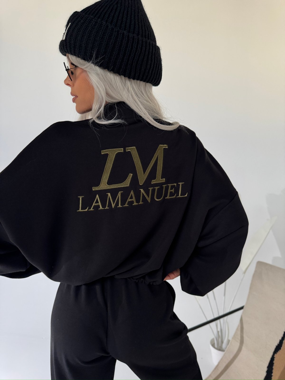 Bluza bawełniana MAGNUM, czarna