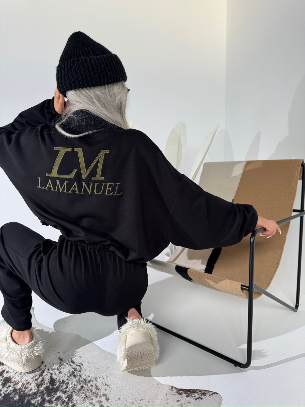 Bluza bawełniana MAGNUM, czarna