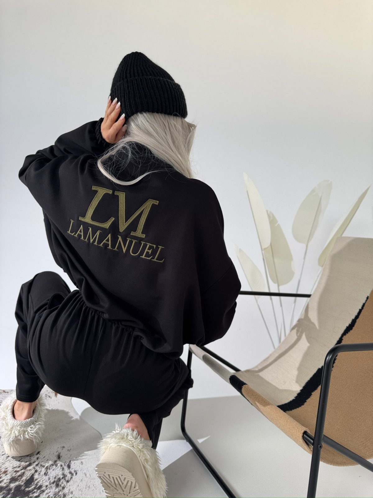 Bluza bawełniana MAGNUM, czarna