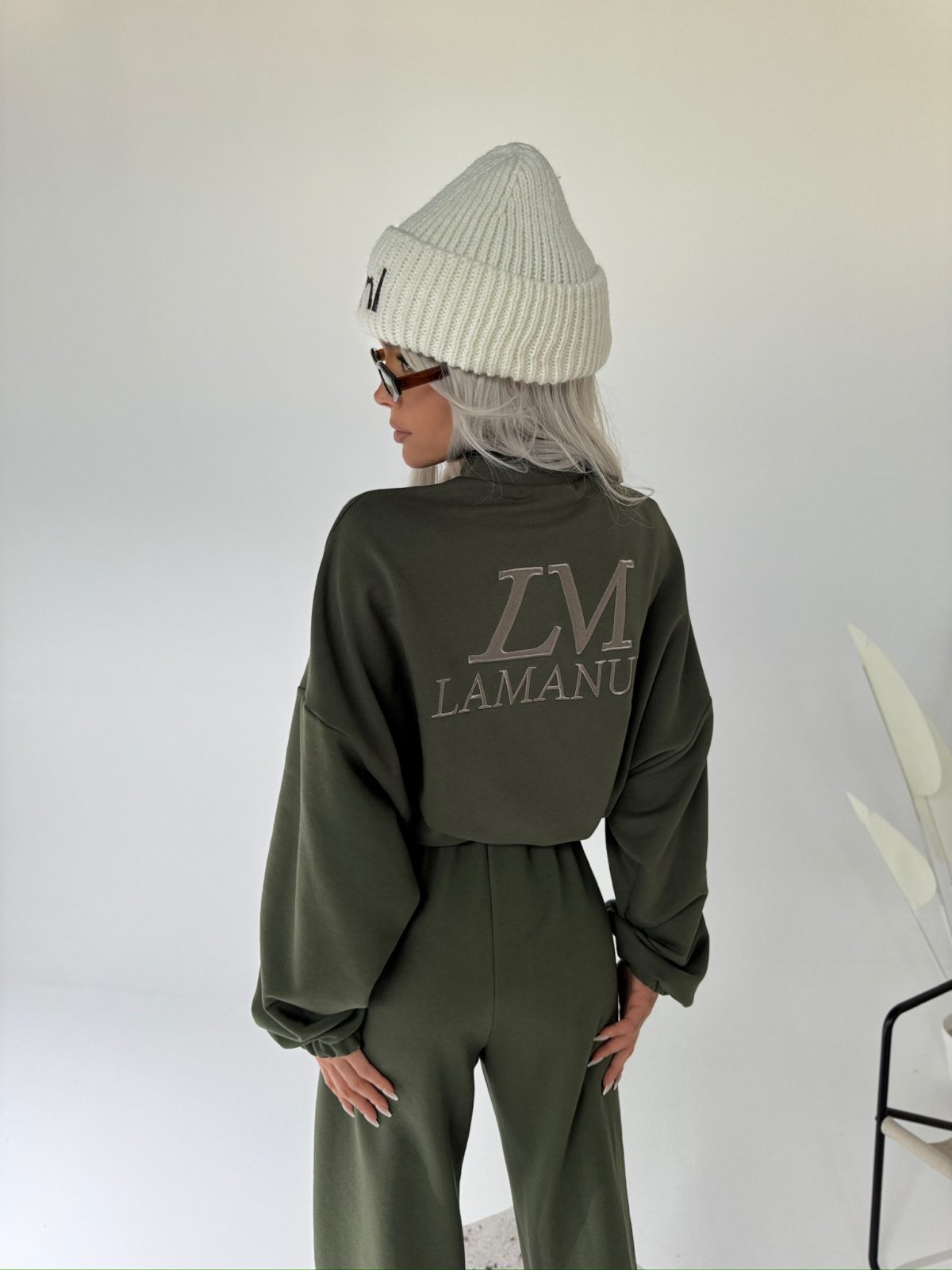 Bluza bawełniana MAGNUM, khaki