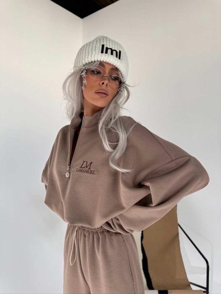 Bluza bawełniana MAGNUM, beż