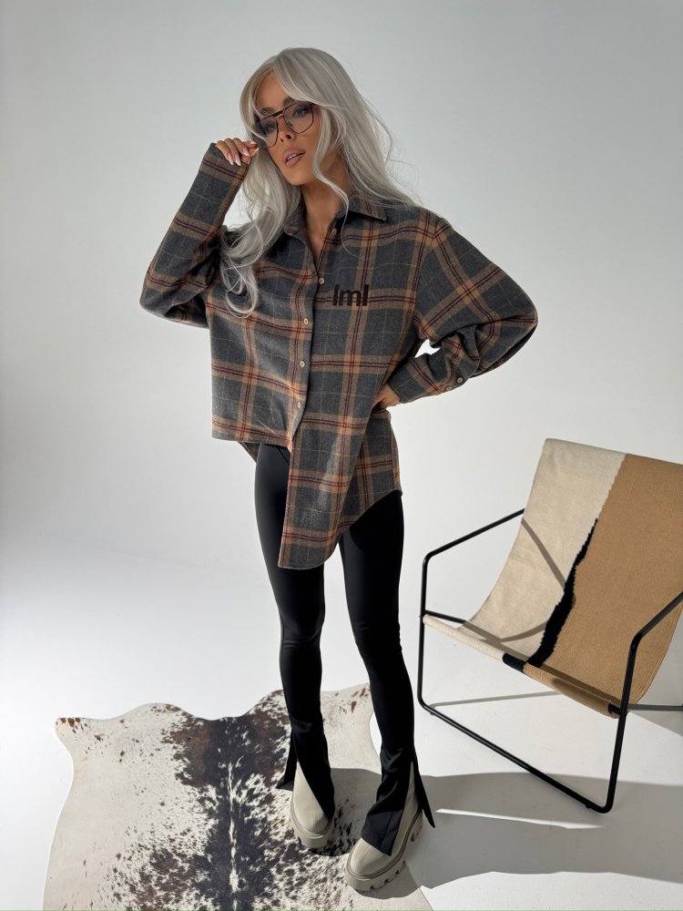 Koszula w kratę ICEBERG,...