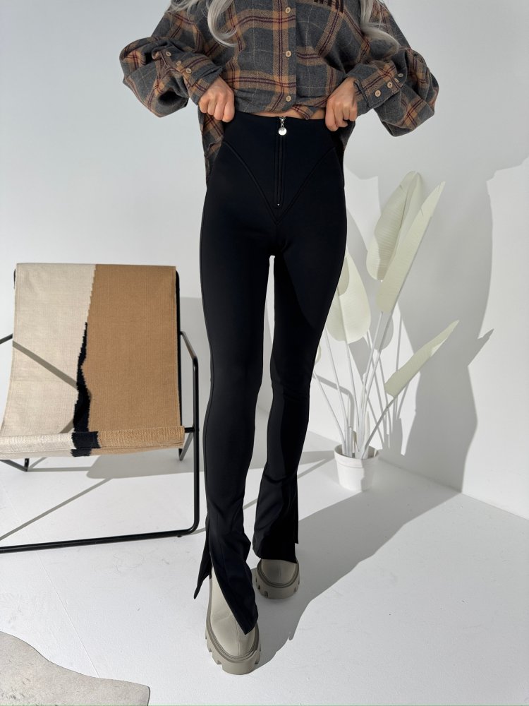 Spodnie z lycry NORTH, czarne