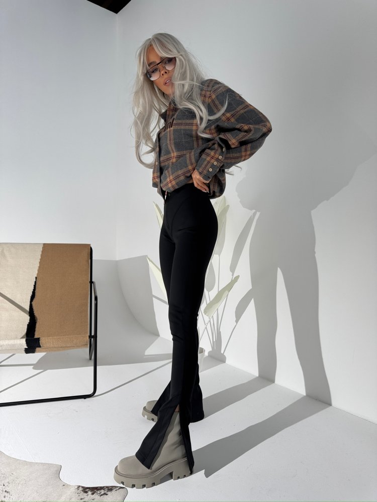 Spodnie z lycry NORTH, czarne