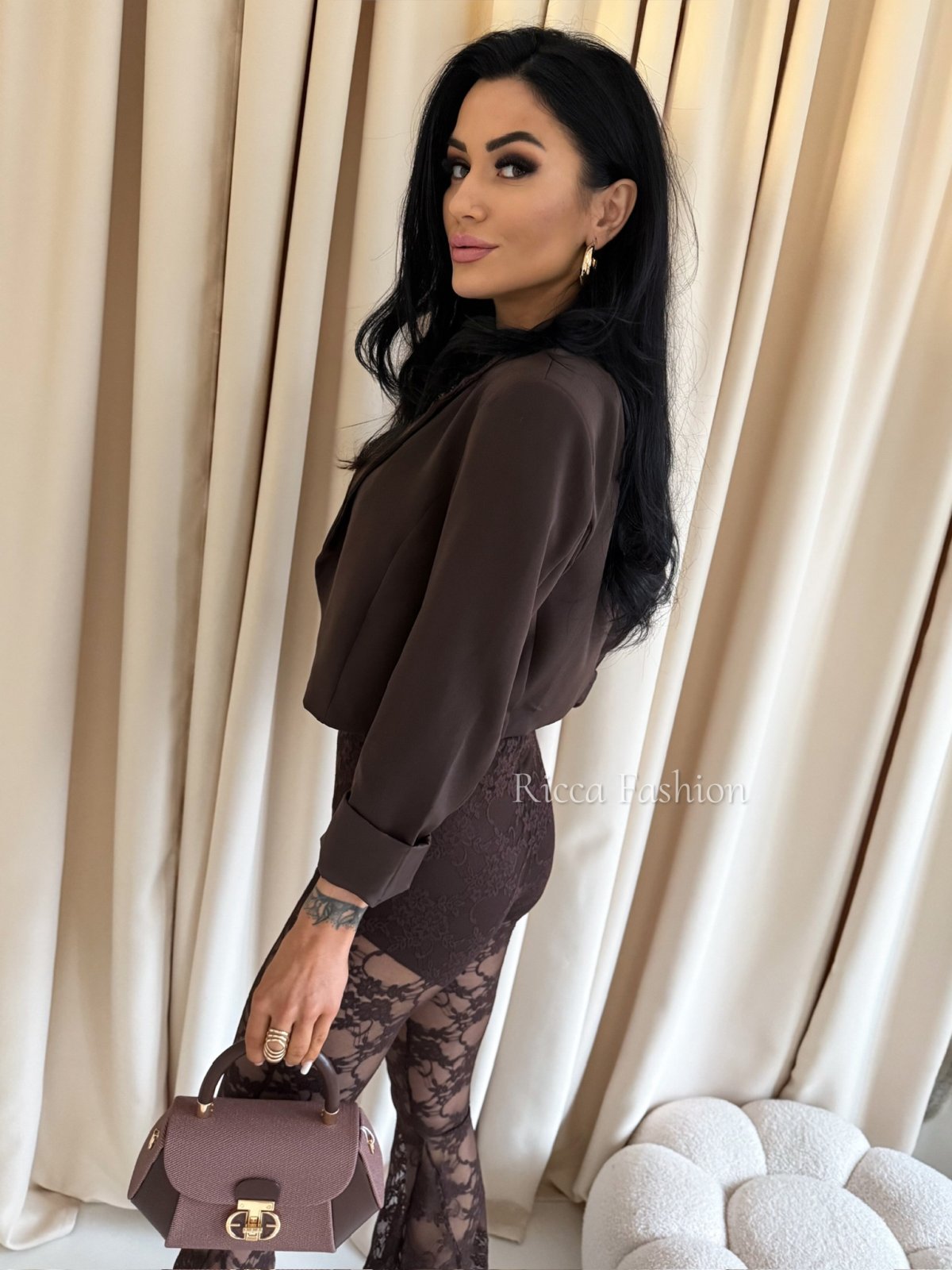 Marynarka ALICIA, chocolate