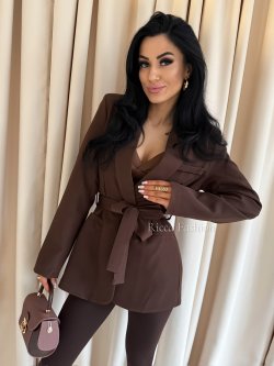 Marynarka MARCELLA, chocolate