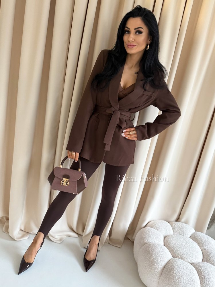 Marynarka MARCELLA, chocolate