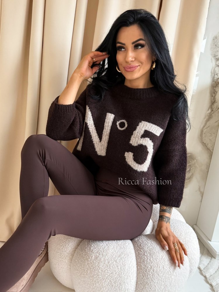 Sweter z wełną NUMERRO,...