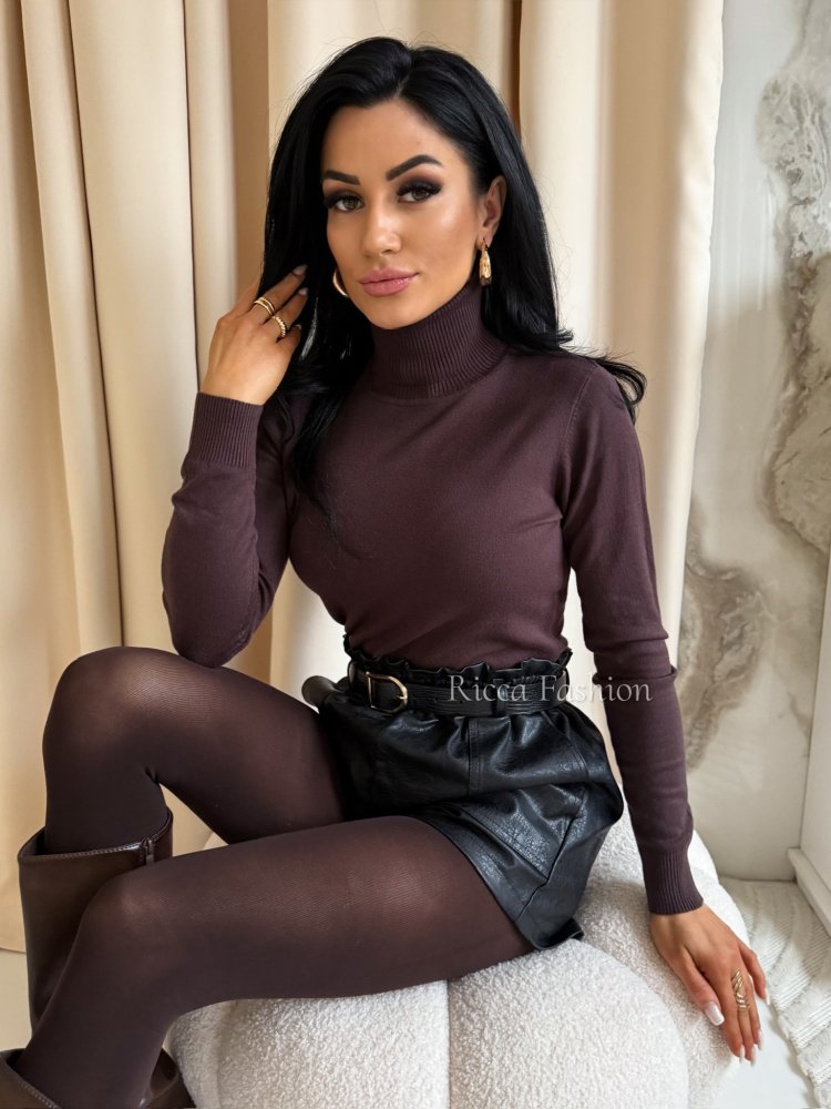 Golf basic BIANCO, czekolada