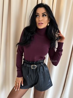 Golf basic BIANCO, śliwka