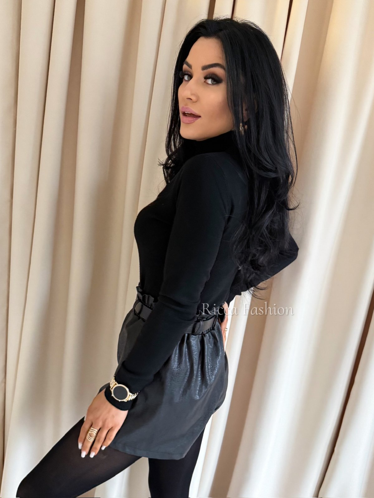 Golf basic BIANCO, czarny