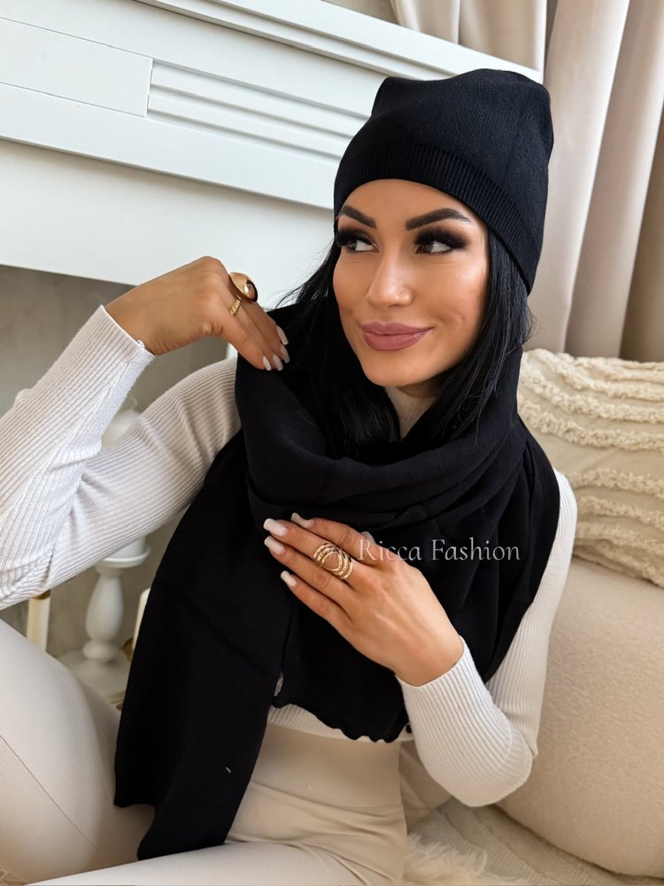 Komplet czapka+szalik z...