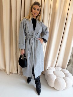 Płaszcz flauszowy MINTI, gray