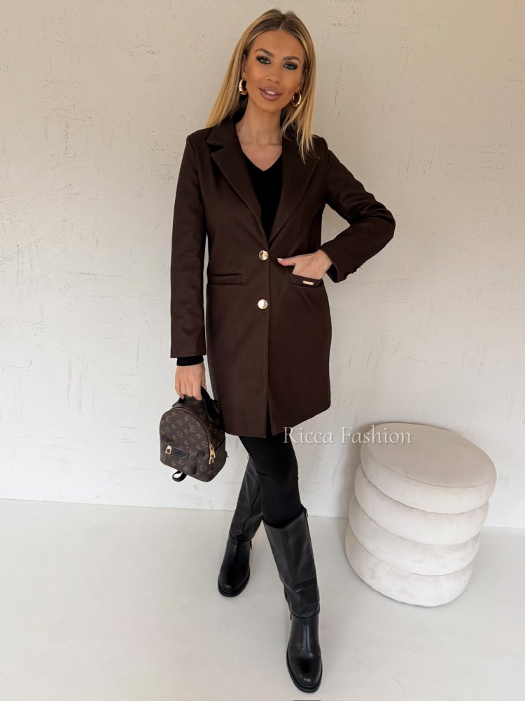 Płaszcz flauszowy ZIRELLE,...