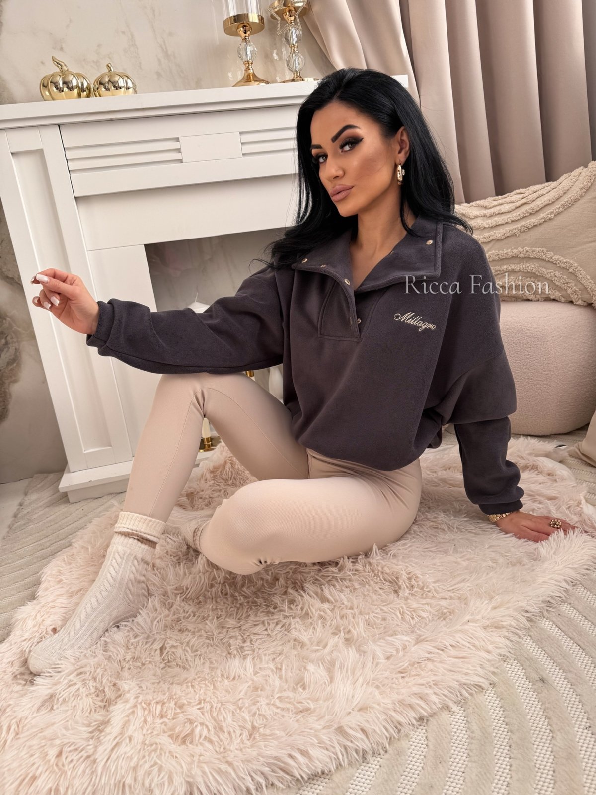 Bluza polarowa FLEEZ, graphite