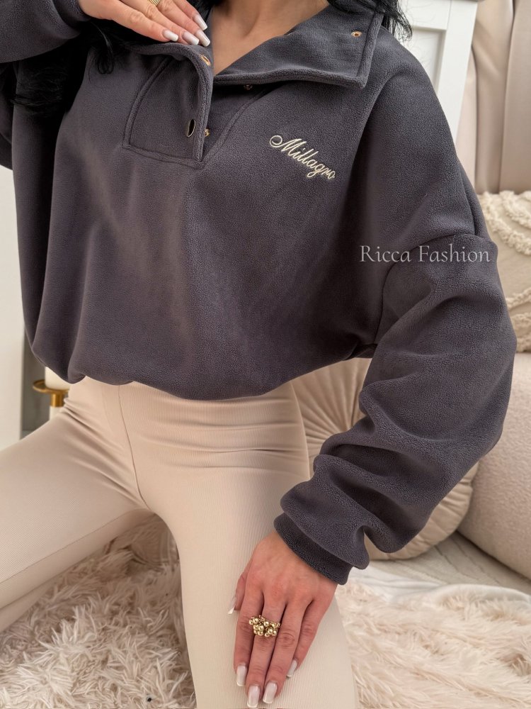 Bluza polarowa FLEEZ, graphite