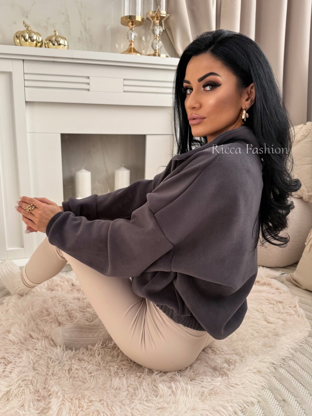 Bluza polarowa FLEEZ, graphite