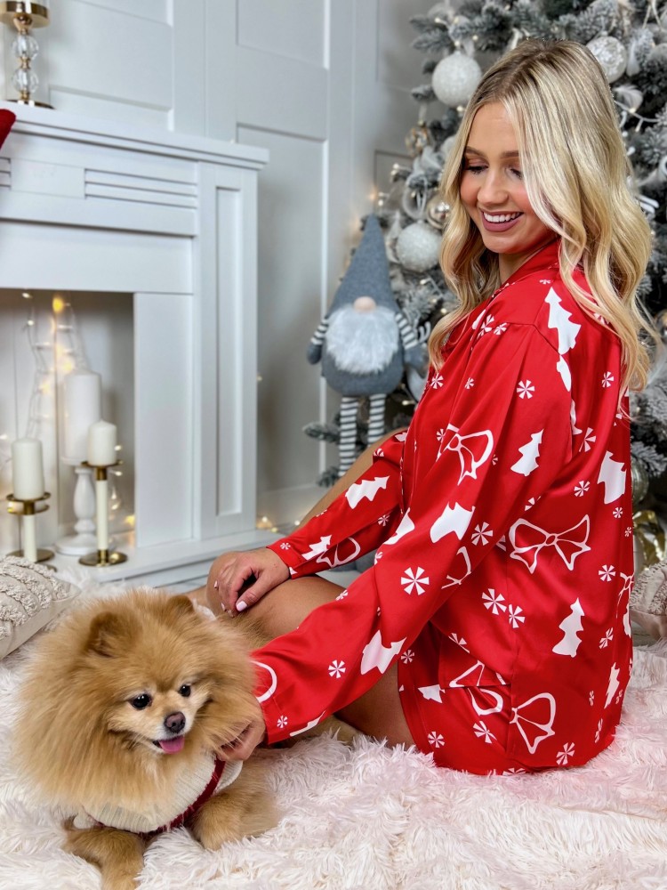 Piżama satynowa SWEET DREAMS by Ricca, gift