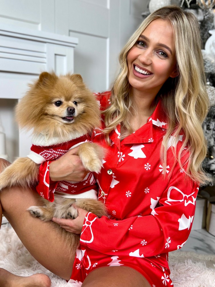 Piżama satynowa SWEET DREAMS by Ricca, gift