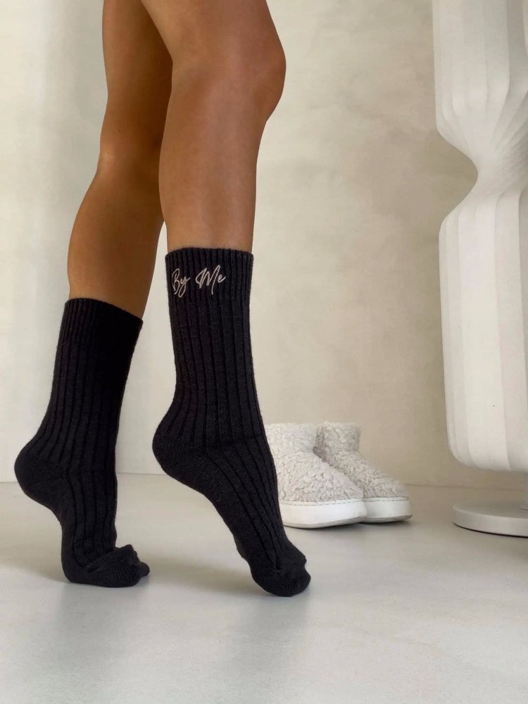 Skarpetki WEŁNA, czarne