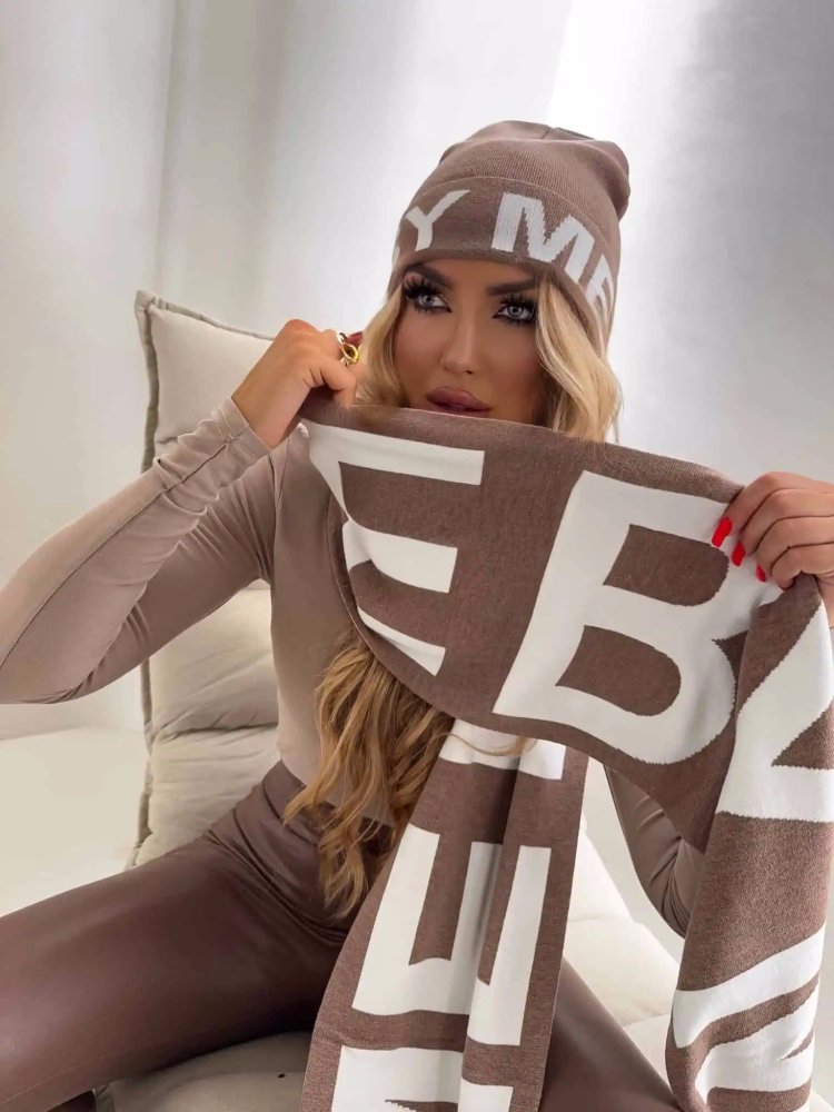 Czapka z kaszmirem BY ME,...