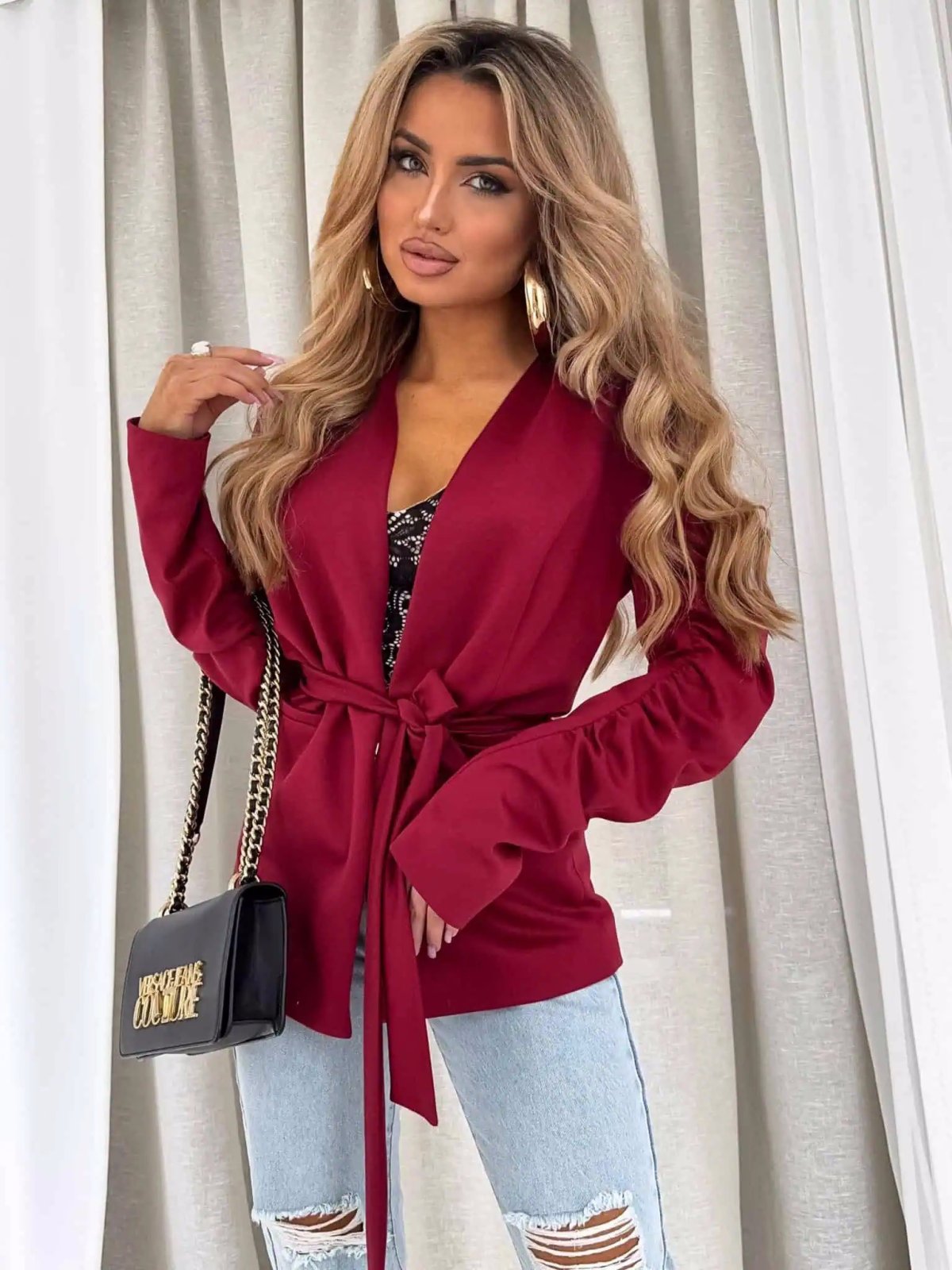 Marynarka ISABELLE, bordo