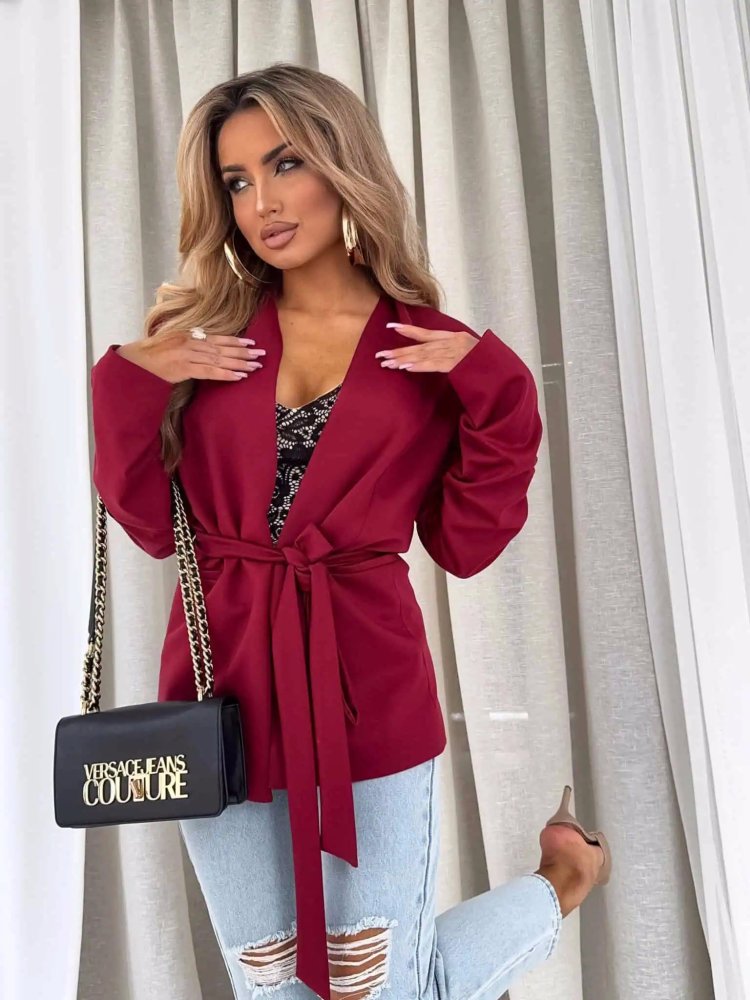 Marynarka ISABELLE, bordo