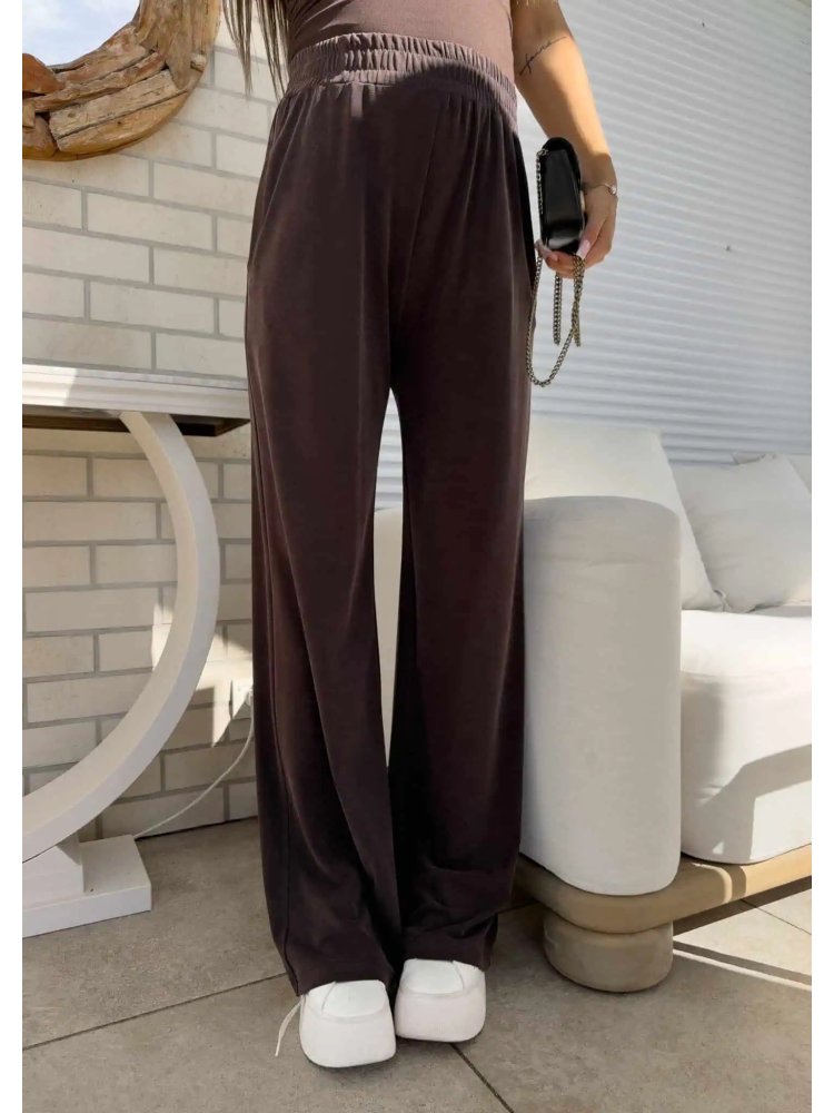 Spodnie LAMIA, czekolada