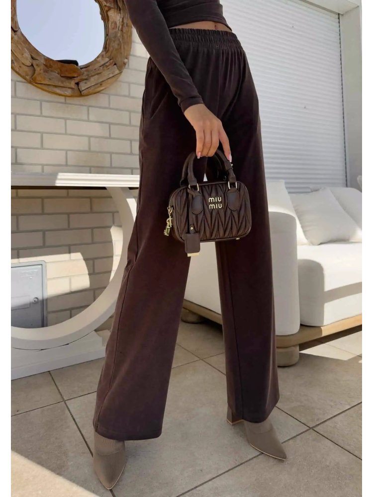 Spodnie LAMIA, czekolada