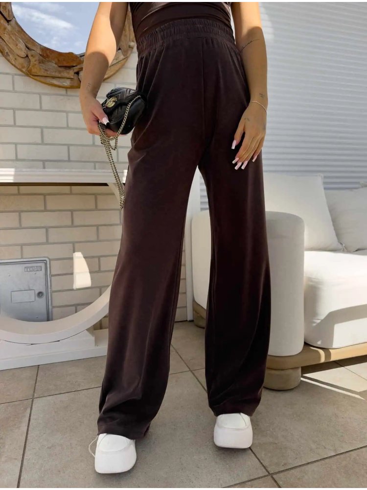 Spodnie LAMIA, czekolada