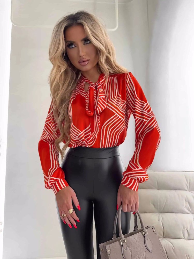 Bluzka satynowa RIBBON,...