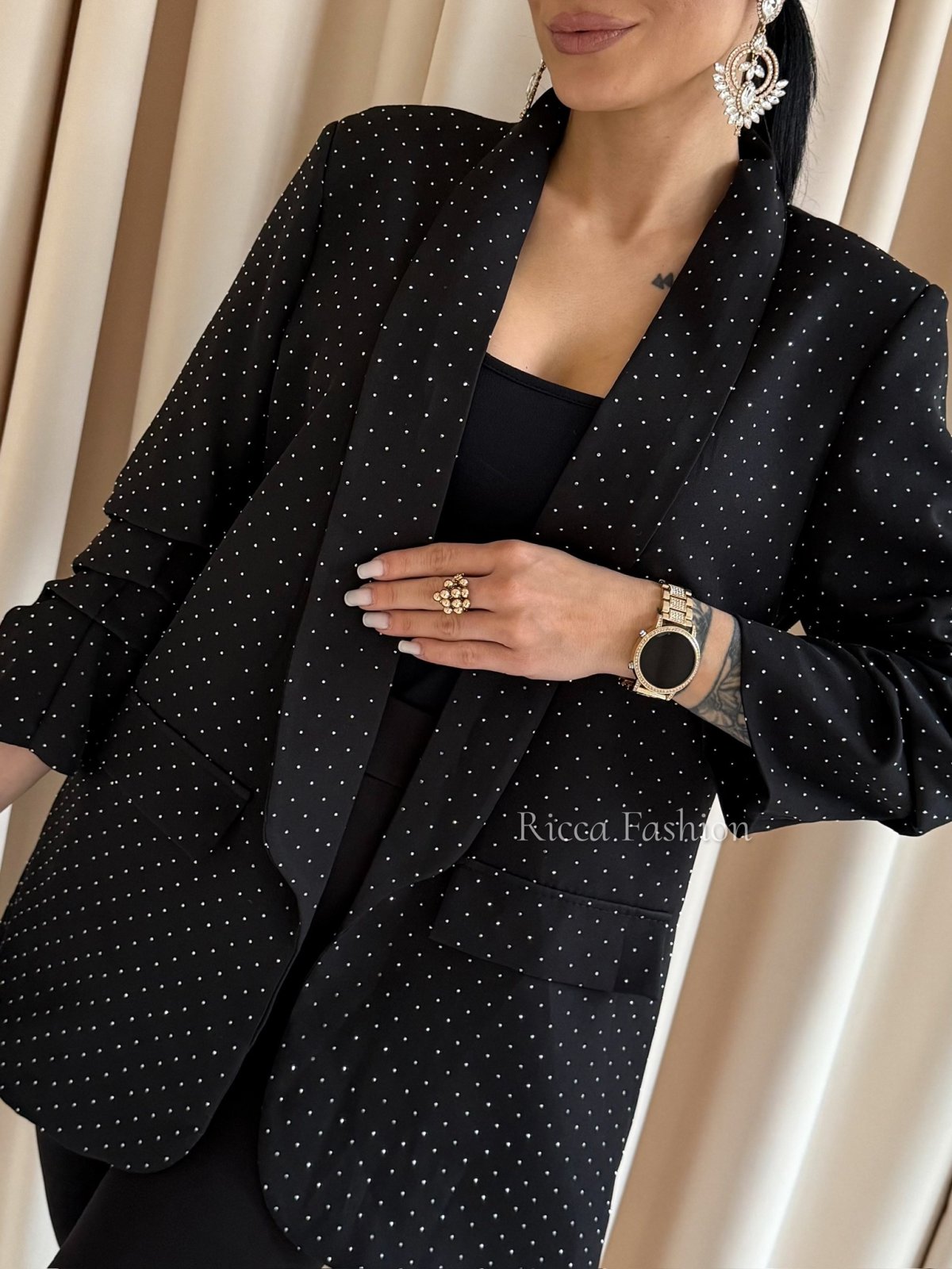 Marynarka ZARKA BLINK, black